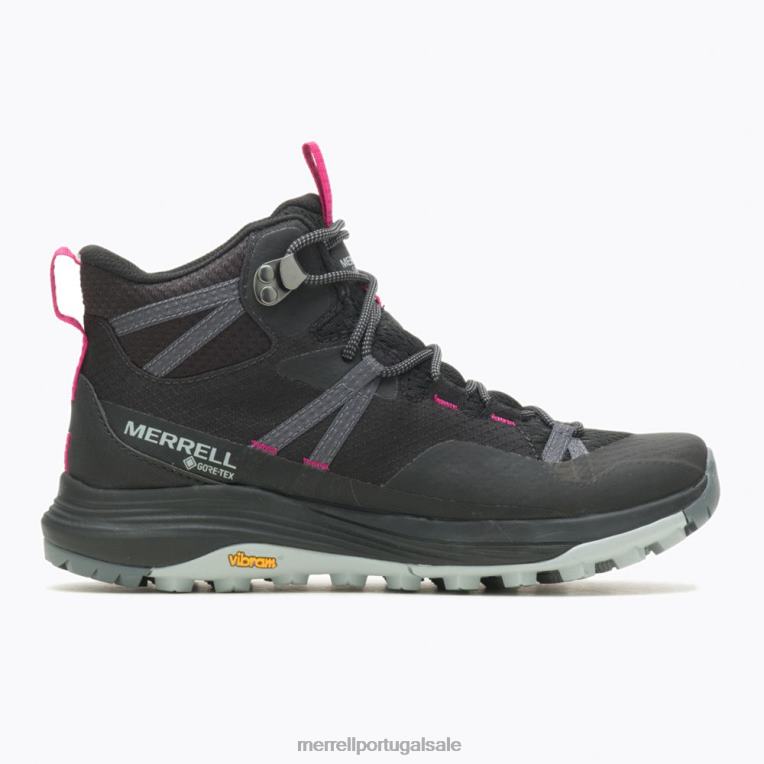 sirene 4 mid gore-tex (j037282) Merrell mulheres 4820N831 preto sapato
