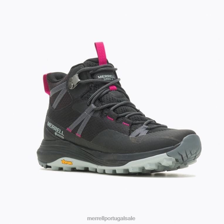 sirene 4 mid gore-tex (j037282) Merrell mulheres 4820N831 preto sapato
