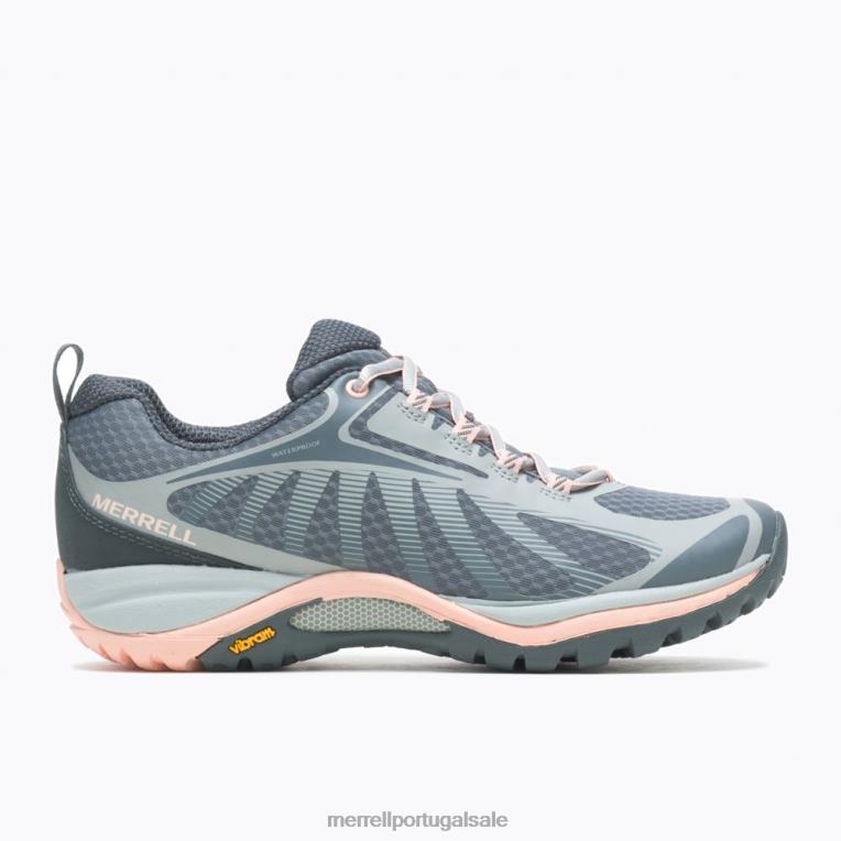 sirene edge 3 à prova d'água (j035618) Merrell mulheres 4820N1066 paloma/pêssego sapato