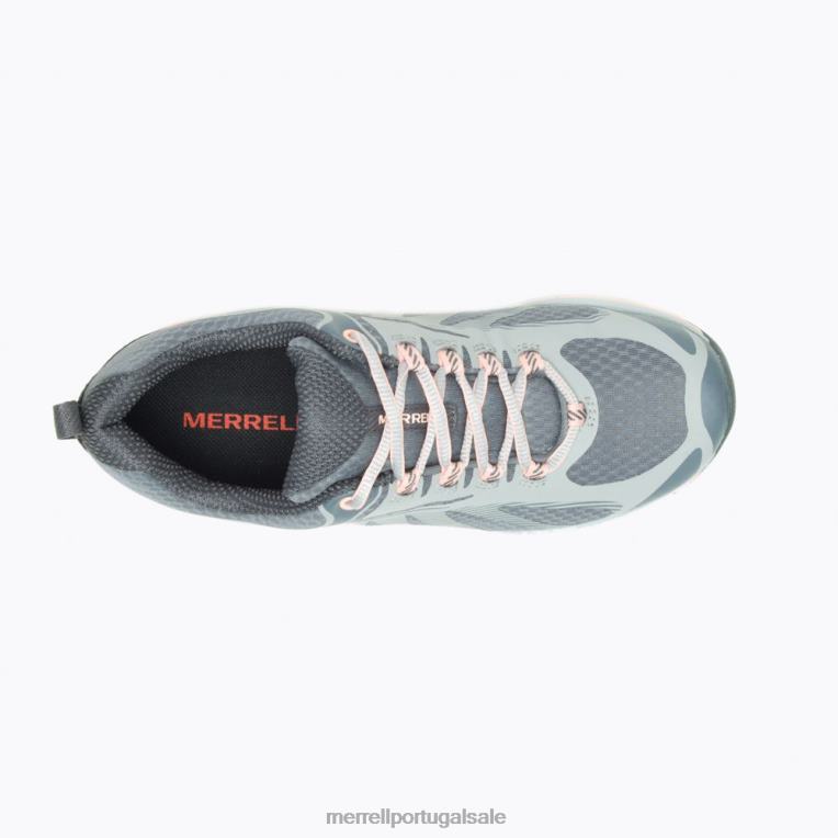 sirene edge 3 à prova d'água (j035618) Merrell mulheres 4820N1066 paloma/pêssego sapato