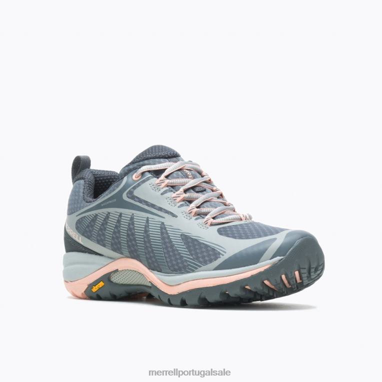 sirene edge 3 à prova d'água (j035618) Merrell mulheres 4820N1066 paloma/pêssego sapato
