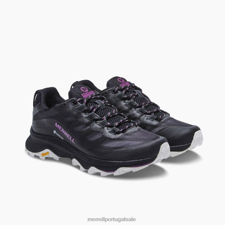 velocidade moab gore-tex (j066850) Merrell mulheres 4820N982 preto sapato