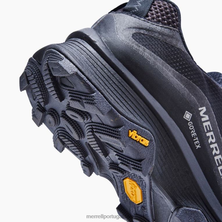 velocidade moab gore-tex (j067162) Merrell mulheres 4820N983 preto/asfalto sapato
