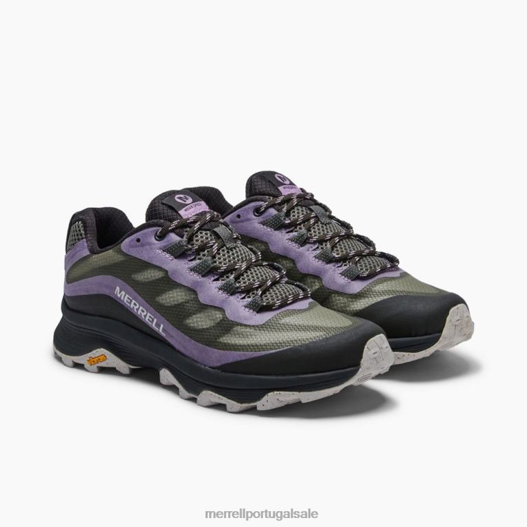 velocidade moab (j135408) Merrell mulheres 4820N819 líquen sapato