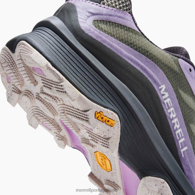 velocidade moab (j135408) Merrell mulheres 4820N819 líquen sapato