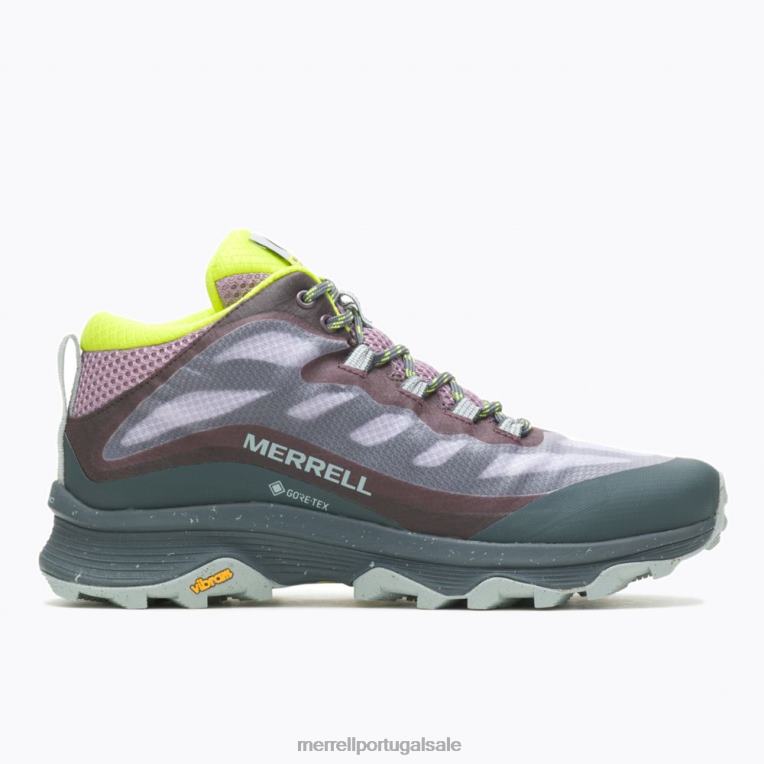 velocidade moab meio gore-tex (j067516) Merrell mulheres 4820N878 íris sapato
