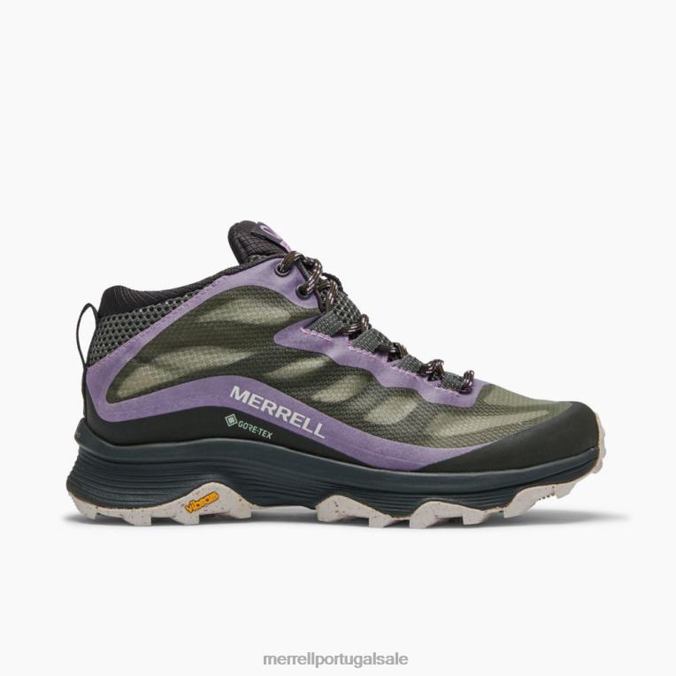velocidade moab meio gore-tex (j135416) Merrell mulheres 4820N880 líquen sapato