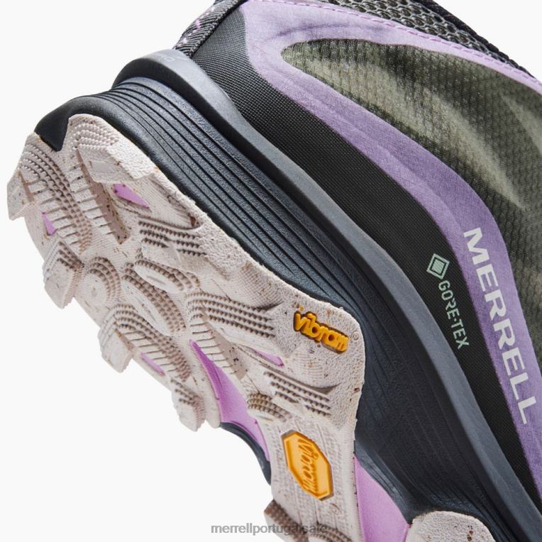 velocidade moab meio gore-tex (j135416) Merrell mulheres 4820N880 líquen sapato