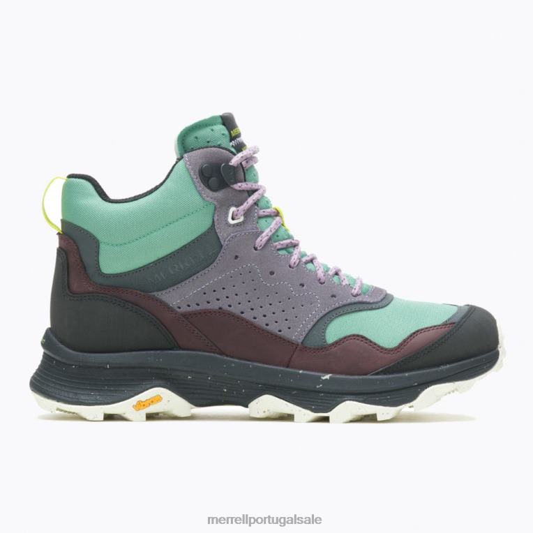 velocidade solo meio à prova d'água (j005098) Merrell mulheres 4820N828 jade sapato