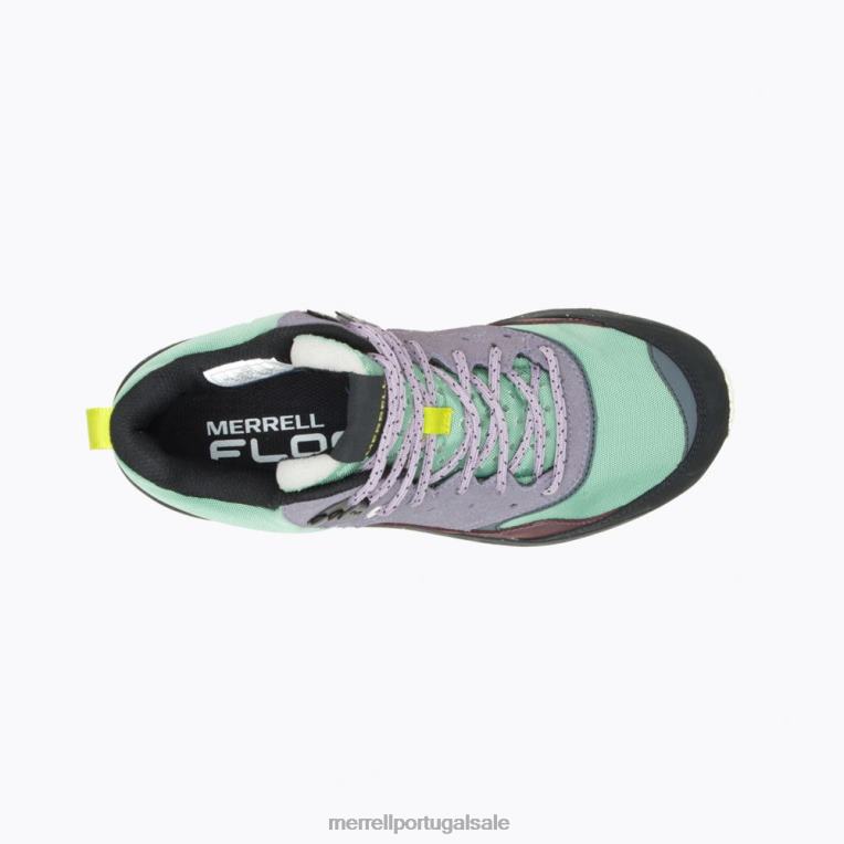 velocidade solo meio à prova d'água (j005098) Merrell mulheres 4820N828 jade sapato