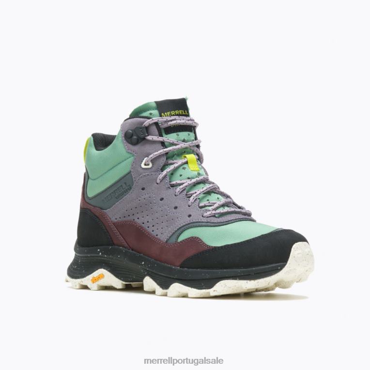 velocidade solo meio à prova d'água (j005098) Merrell mulheres 4820N828 jade sapato