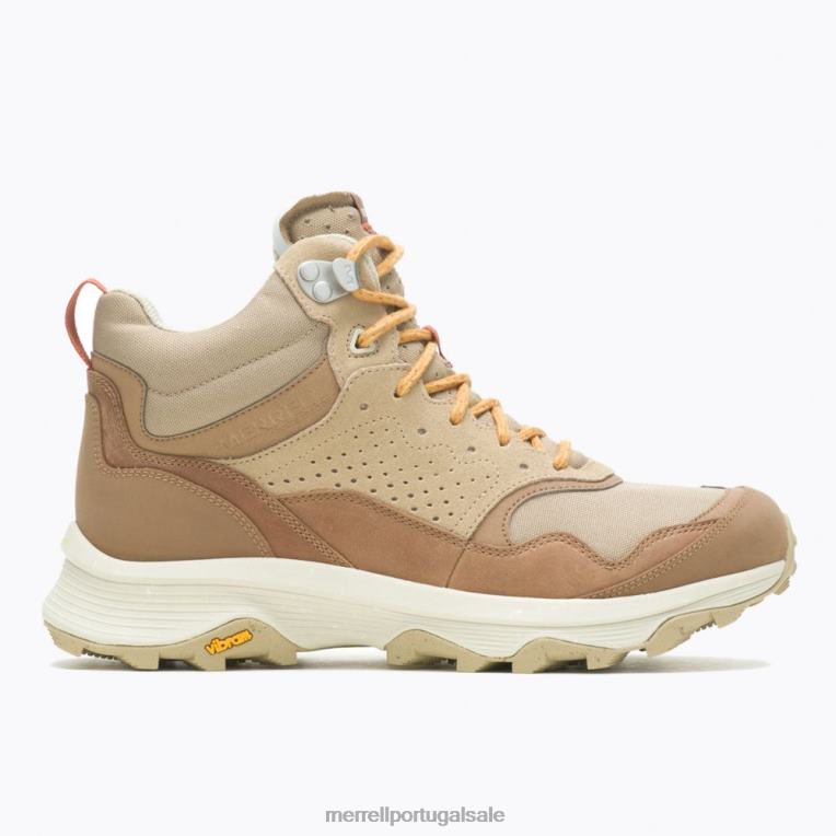velocidade solo meio à prova d'água (j005386) Merrell mulheres 4820N829 tabaco/ouro sapato