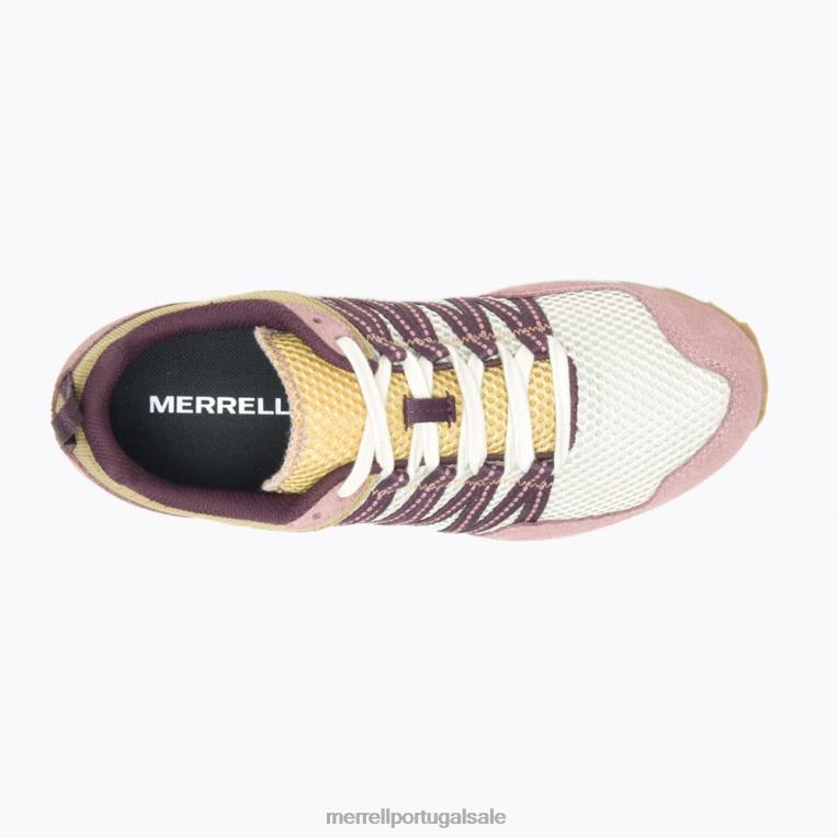 esporte tênis alpino (j004800) Merrell mulheres 4820N962 ostra/ouro sapato
