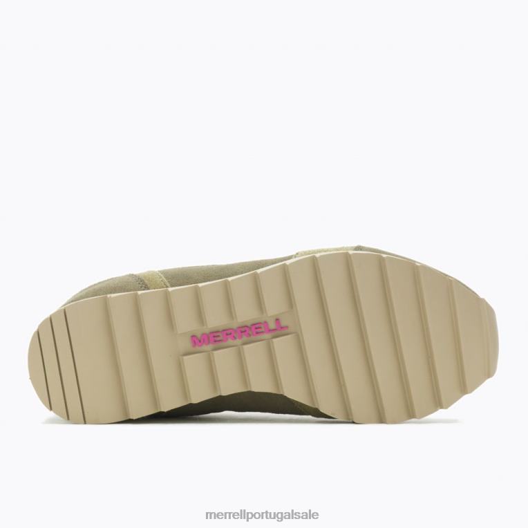 tênis alpino (j005180) Merrell mulheres 4820N852 oliva/fúcsia sapato