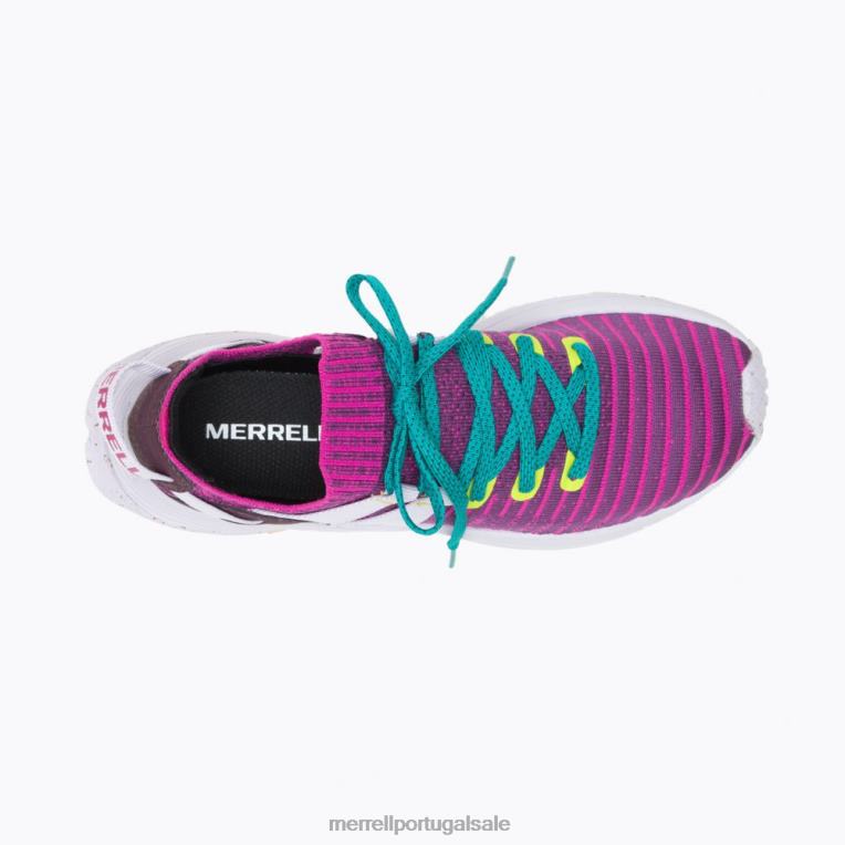 tênis de renda embarcado (j067278) Merrell mulheres 4820N912 fúcsia sapato