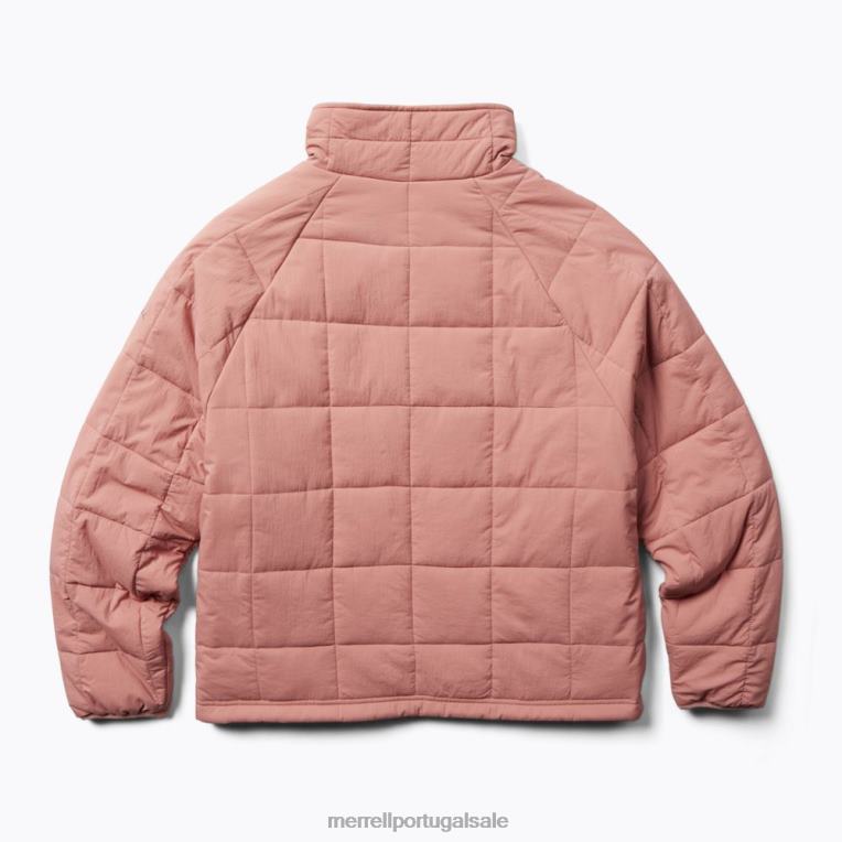 jaqueta isolada para terreno (jwf26547-627) Merrell mulheres 4820N1323 cinza rosa roupas