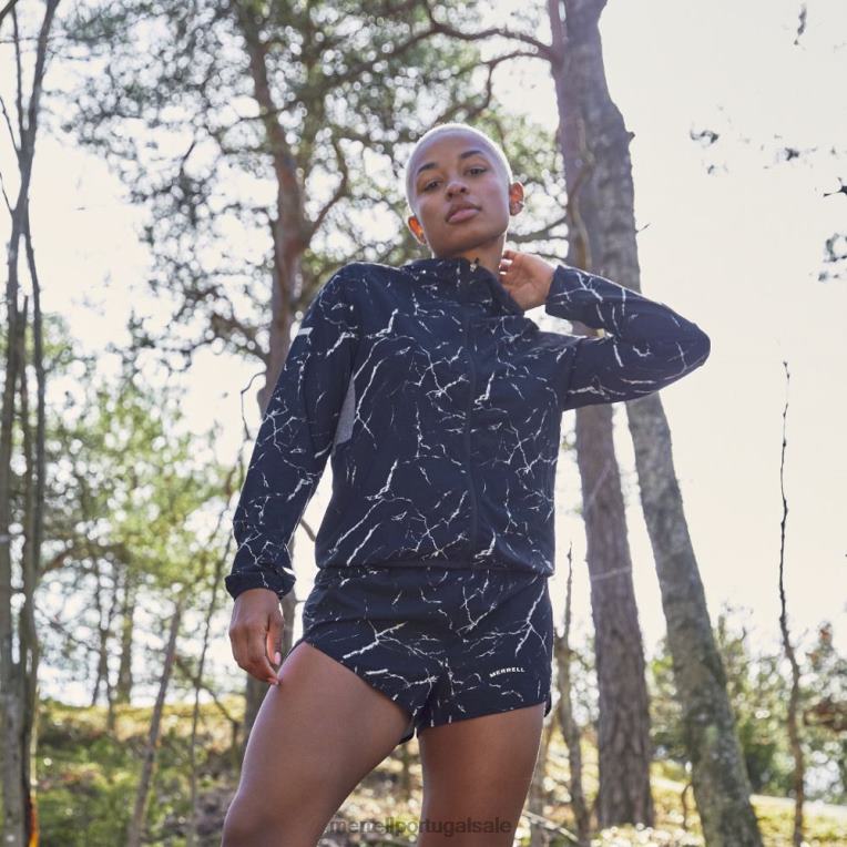 jaqueta para corrida em trilha (jwf26556-970) Merrell mulheres 4820N1192 impressão relâmpago roupas