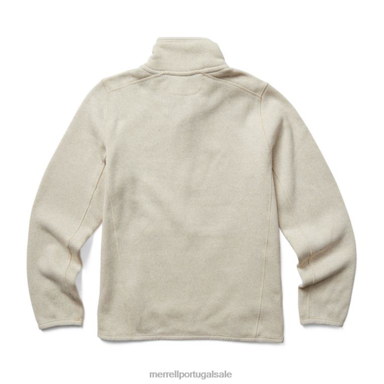 suéter com zíper completo para clima (jwf26298-115) Merrell mulheres 4820N1073 raio de luar roupas