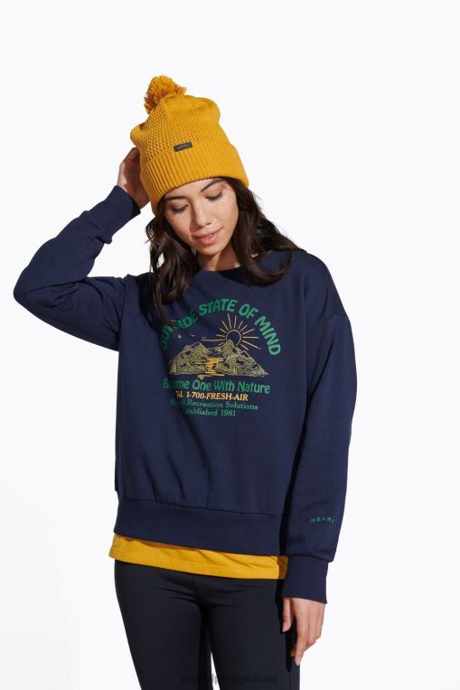 tripulação de fora do estado de espírito (jwf26634-353) Merrell mulheres 4820N1153 marinha roupas