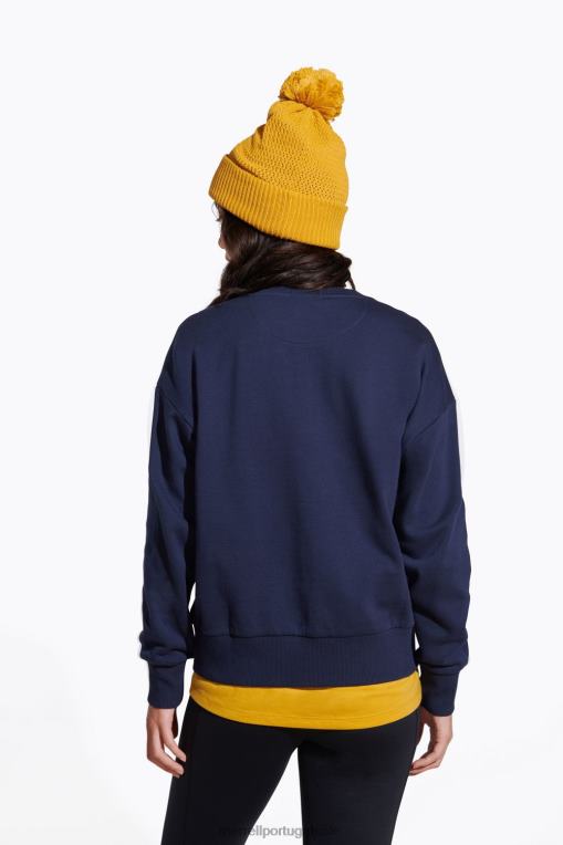 tripulação de fora do estado de espírito (jwf26634-353) Merrell mulheres 4820N1153 marinha roupas