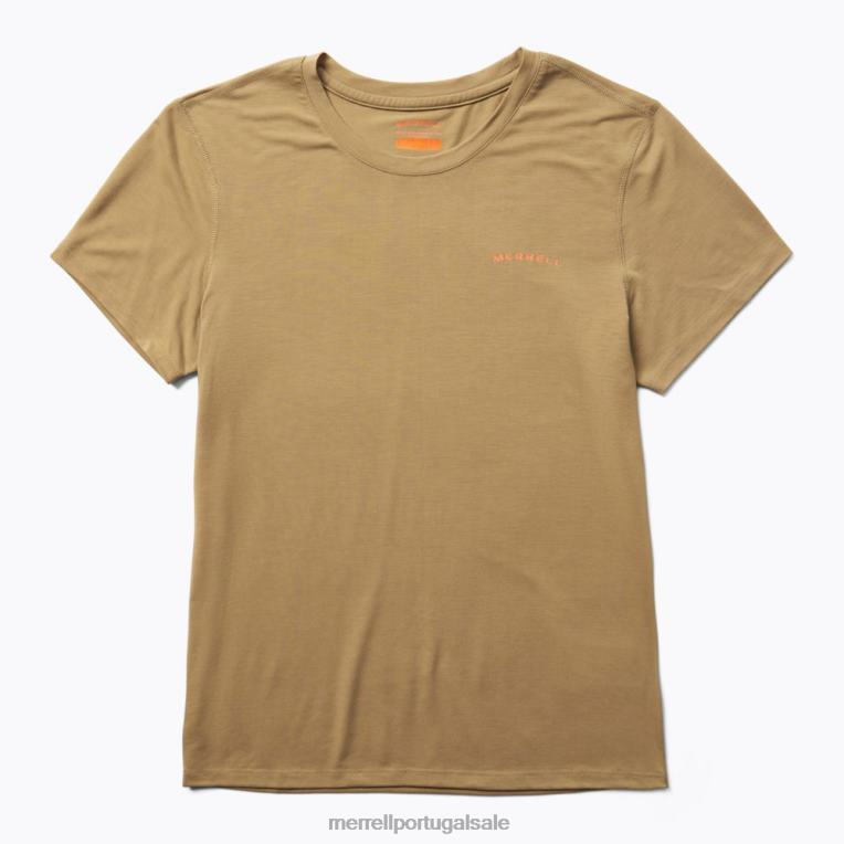 camiseta para o dia a dia com tencel (jws26442-168) Merrell mulheres 4820N1003 Madeira de Olmo roupas