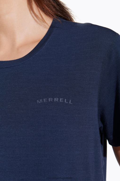 camiseta para o dia a dia com tencel (jws26442-353) Merrell mulheres 4820N996 marinha roupas