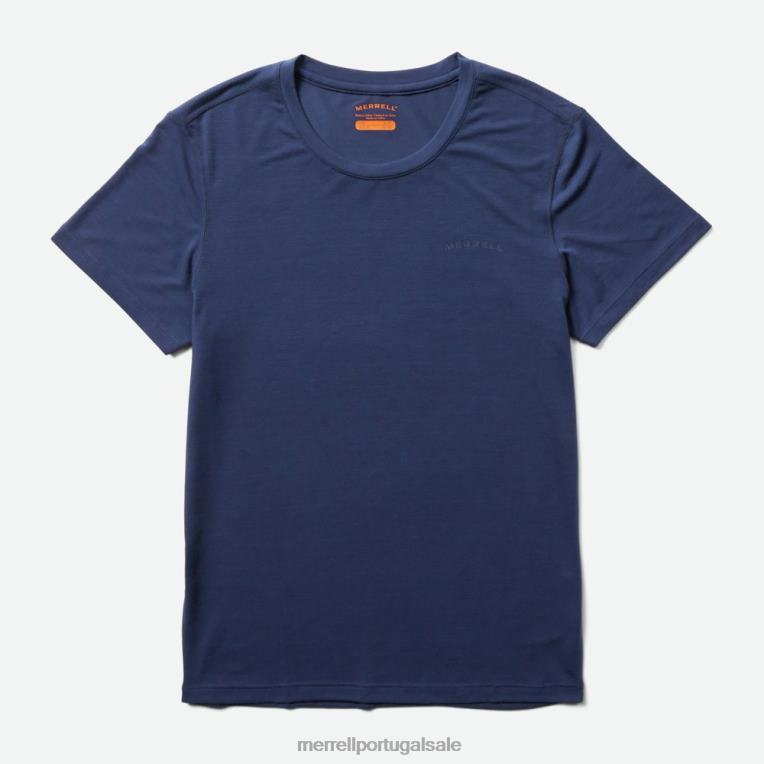 camiseta para o dia a dia com tencel (jws26442-353) Merrell mulheres 4820N996 marinha roupas