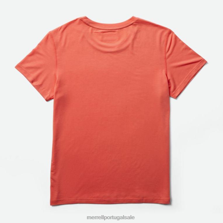 camiseta para o dia a dia com tencel (jws26442-628) Merrell mulheres 4820N1000 eco de pêssego roupas
