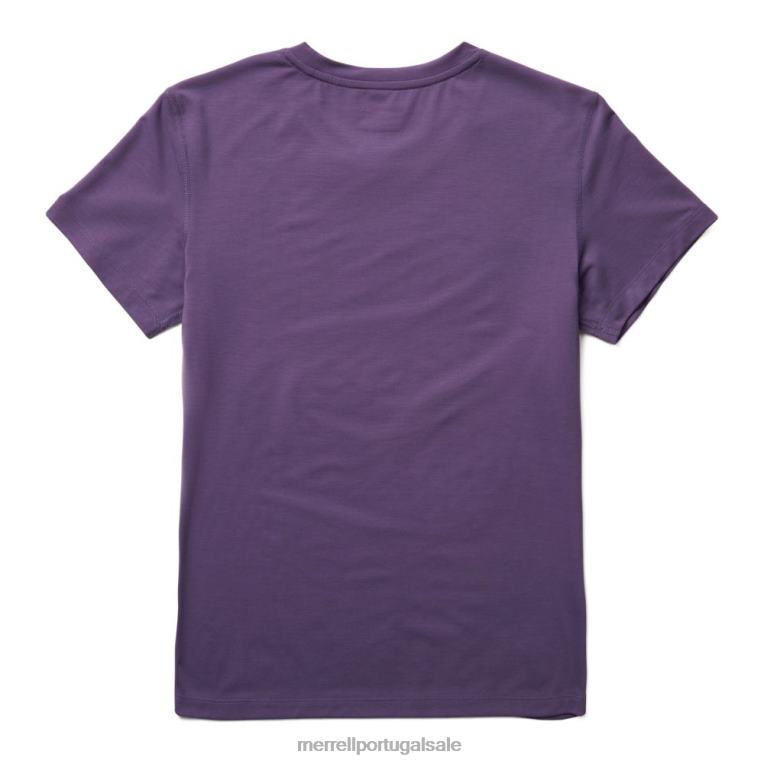 camiseta para o dia a dia com tencel (jws26442-631) Merrell mulheres 4820N1004 reinado roxo roupas