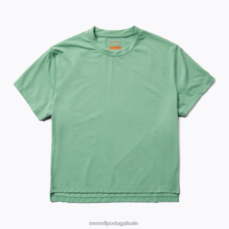 camiseta perfeita com tencel (jws26864-306) Merrell mulheres 4820N1007 jade roupas
