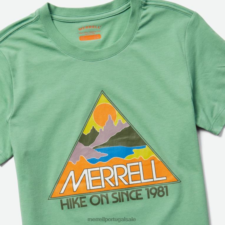 camiseta triangular (jws26825-306) Merrell mulheres 4820N1006 jade roupas