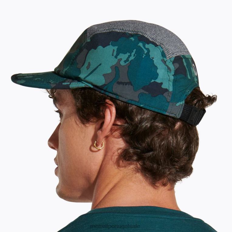 boné para corrida em trilha (jaf26640-330) Merrell unissex 4820N393 impressão de folha de musgo do mar acessórios