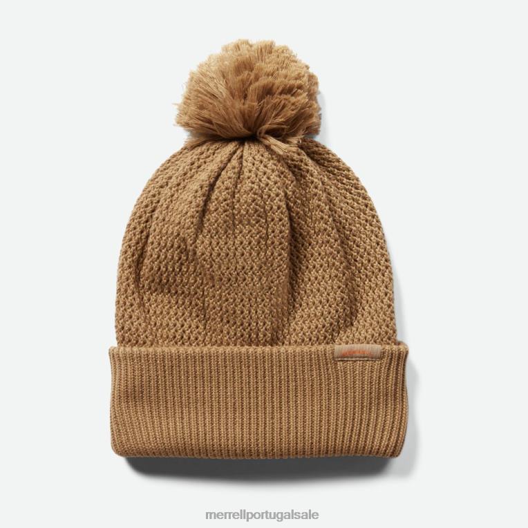 gorro waffle bobble (jaf26648-176) Merrell unissex 4820N377 tonalidade sépia acessórios