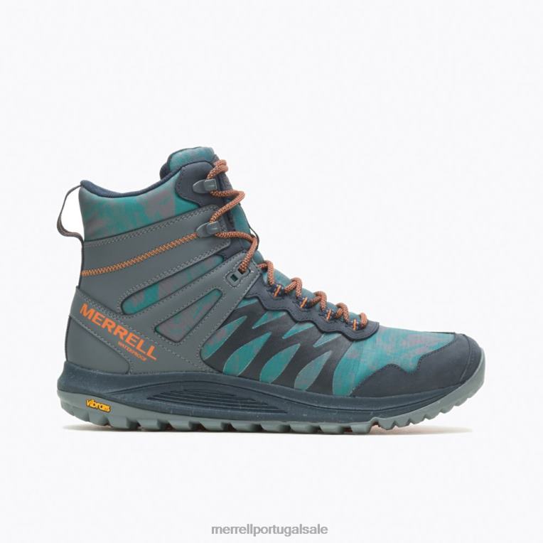 sapatilha nova à prova d'água x see america (j067089) Merrell unissex 4820N654 ártico sapato