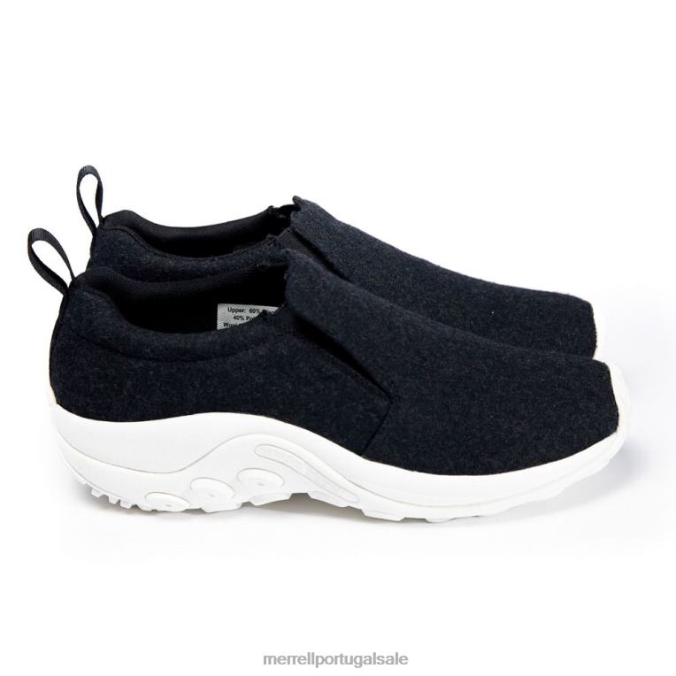 selva moc lã (j003057) Merrell unissex 4820N685 Preto branco sapato