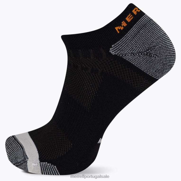 Meia Trail Runner Leve No Show (jss27017-010) Merrell unissex 4820N219 preto acessórios
