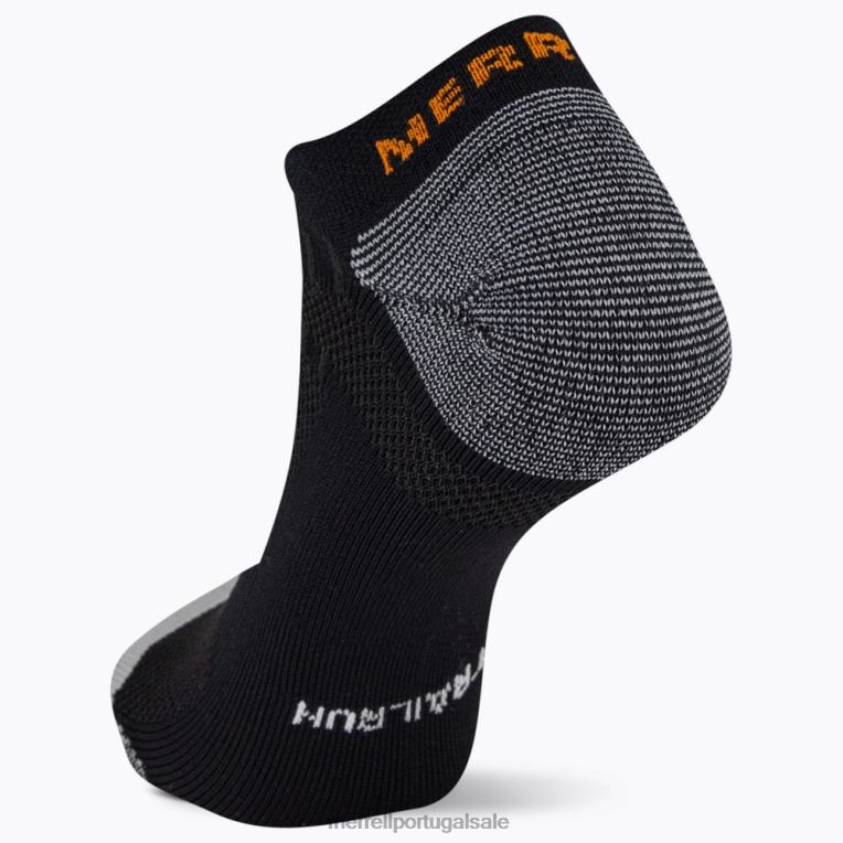 Meia Trail Runner Leve No Show (jss27017-010) Merrell unissex 4820N219 preto acessórios
