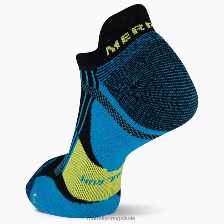 Meia com aba de corrida de trilha almofadada (jss27023-401) Merrell unissex 4820N418 multi azul acessórios
