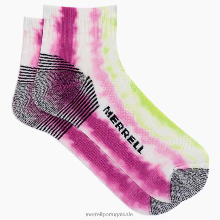 Moab 360 print listras pintadas meia trimestre (jss27004-652) Merrell unissex 4820N276 rosa multi acessórios