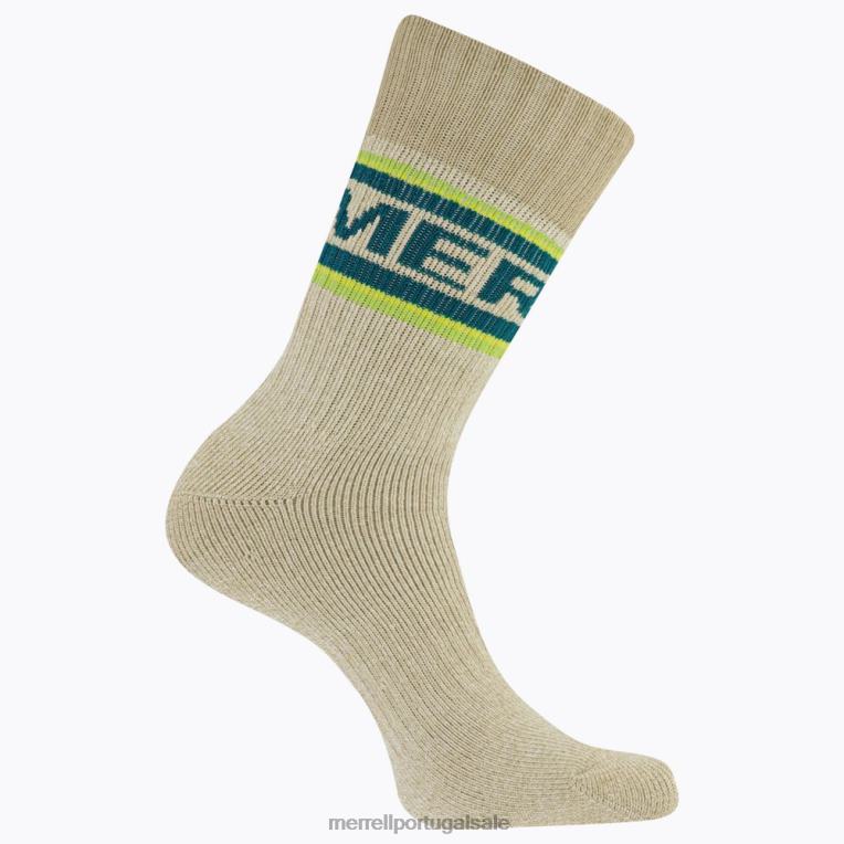 meia de tripulação escovada (jsf26904-300) Merrell unissex 4820N232 verde acessórios