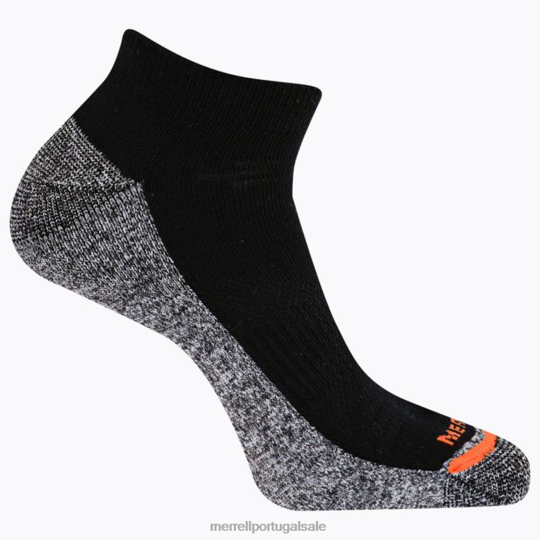 pacote de 3 de corte baixo de trabalho ativo (jss26714-010) Merrell unissex 4820N710 preto acessórios